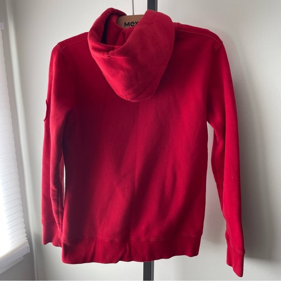 Hudson’s Bay Canada Olympic Zip Up Hoodie Sweater Red White Womens Size Small - Picture 2 of 8